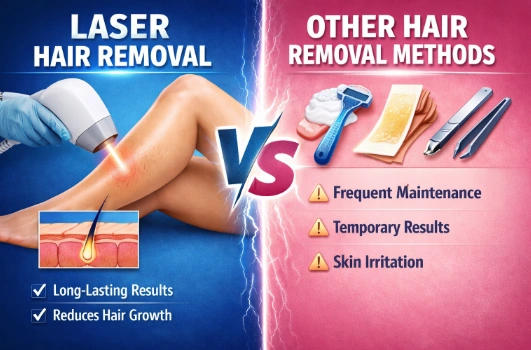 Laser Hair Removal vs Other Hair Removal Methods