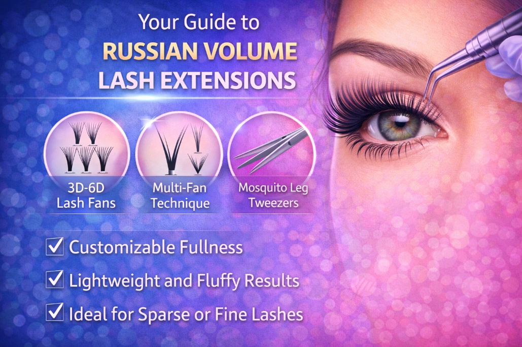 Russian Volume Lash Extensions