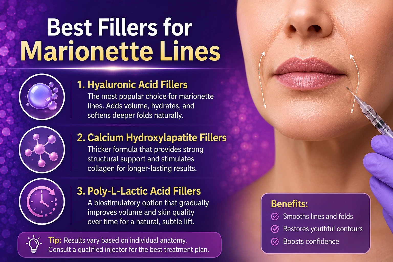 Best Fillers for Marionette Lines